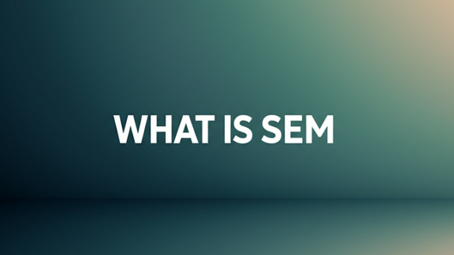 What is SEM? How it works?